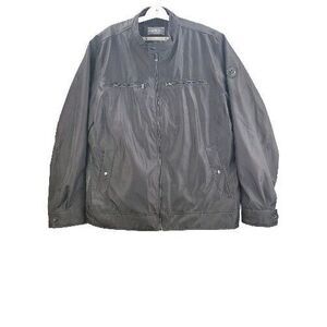 Michael Kors Jacket Black Mens 2XT Water Resistant Coat Adjustable Wrists Casual